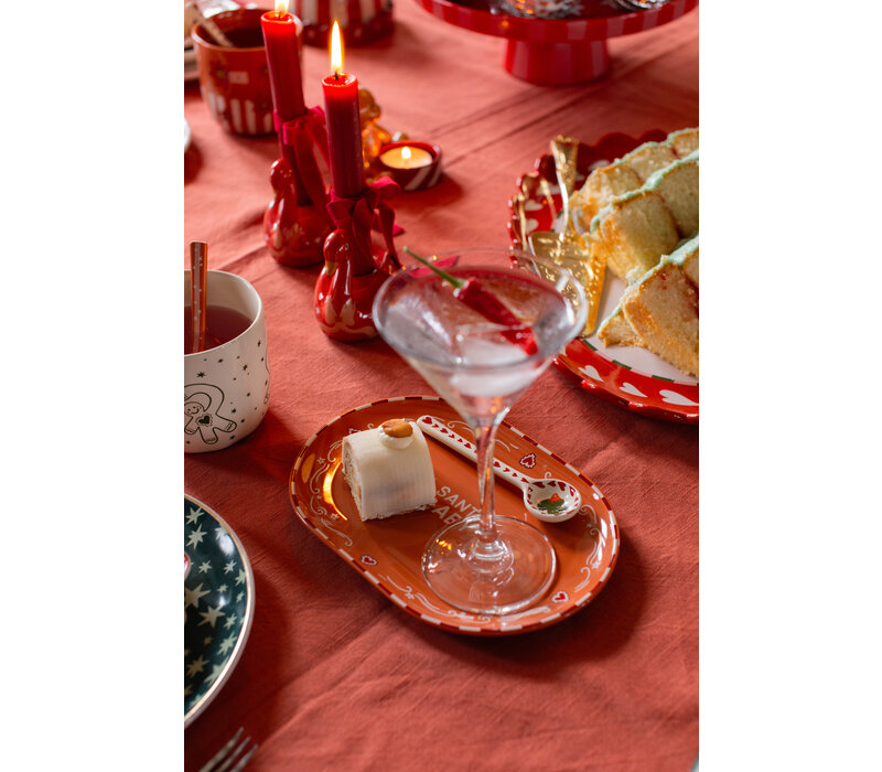 Ovale Schaal Santa Baby