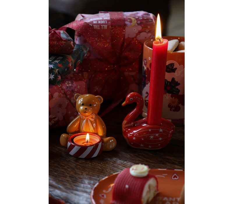 Candleholder Swan