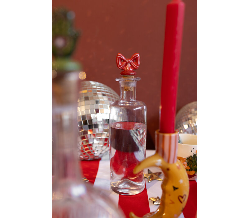 Bottlestopper Bow with Stripes
