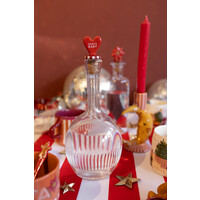 Flessenstopper Hart Santa Baby