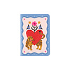 Mini Soft Cover Notebook Blanco Heart with Tiger