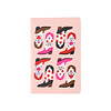 Soft Cover Notebook Dots Western Boots