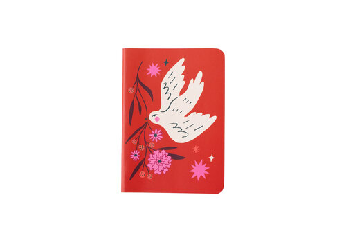Mini Soft Cover Notebook Blanco Bird