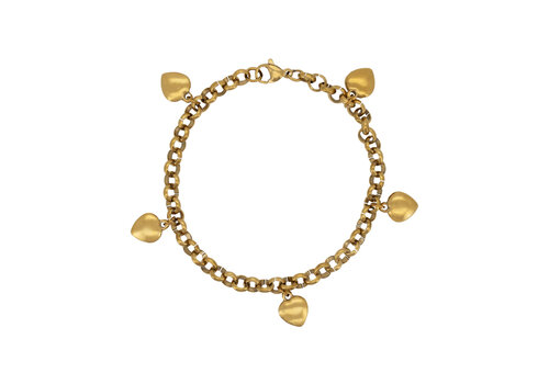 All the Luck in the World Bold Hartjes Armband