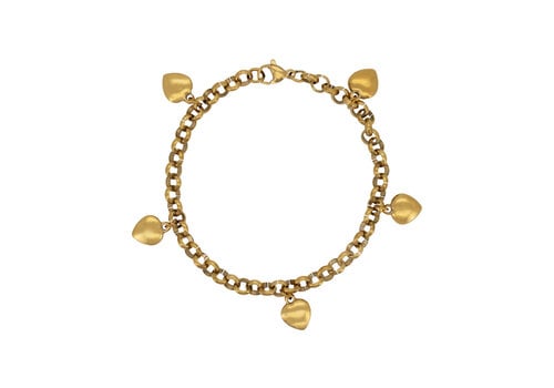 All the Luck in the World Bold Hearts Bracelet