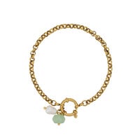 Bold Bracelet With Charms