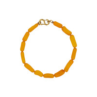 Lange Oranje Kralen Armband