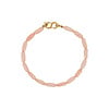 All the Luck in the World Lange Roze Kralen Armband