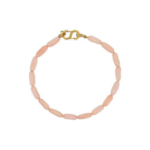 Lange Roze Kralen Armband 