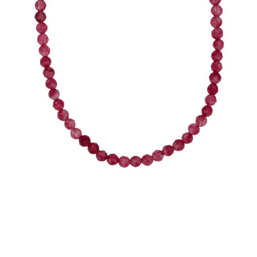 Fuchsia Kralen Ketting 