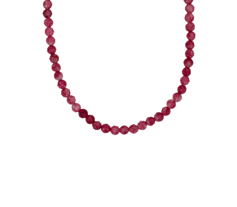 Fuchsia Kralen Ketting