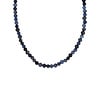 All the Luck in the World Dark Blue Beaded Necklace