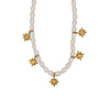 All the Luck in the World Freshwater Pearls Necklace With Shinning Stars