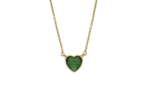 All the Luck in the World Groen Hart Ketting