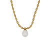 All the Luck in the World Minimalistic Small Pearl Necklace