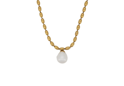 All the Luck in the World Minimalistic Small Pearl Necklace