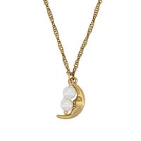 Moon and Pearls Necklace