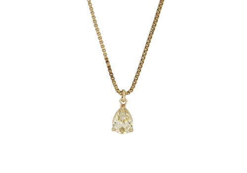 All the Luck in the World Groene Drop Zirkonia Ketting