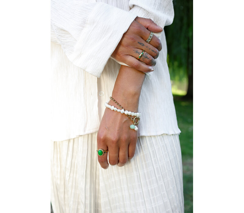 Zoetwater Parel Armband