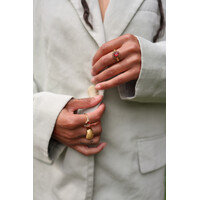 Grote Verticale Gestreepte Ring