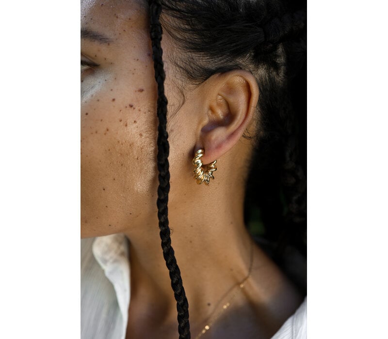 Thick Twisted Earrings