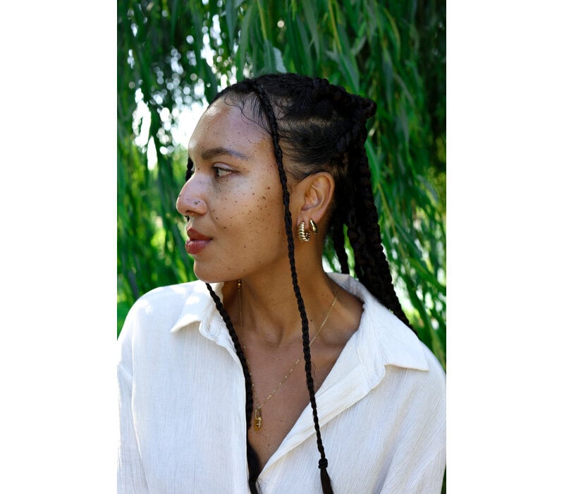 Horizontal Striped Earrings