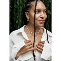 Thick Plain Duo Earrings