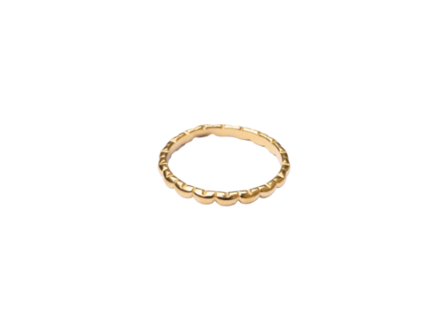 All the Luck in the World Small Bar Hearts Ring