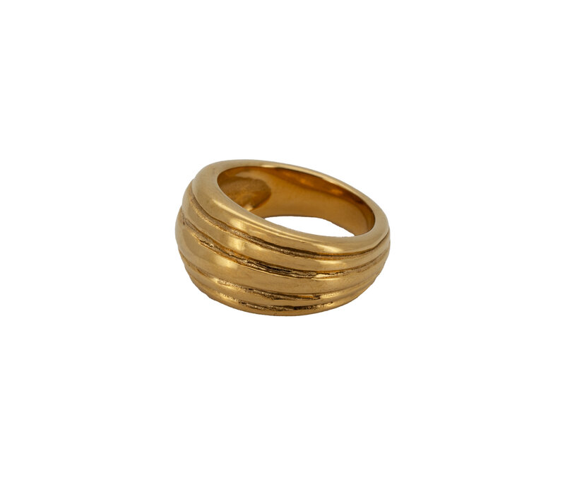 Large Horizontal Striped Ring