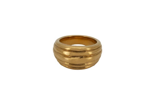 All the Luck in the World Large Horizontal Striped Ring