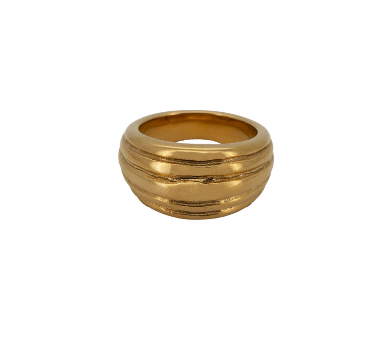 Large Horizontal Striped Ring