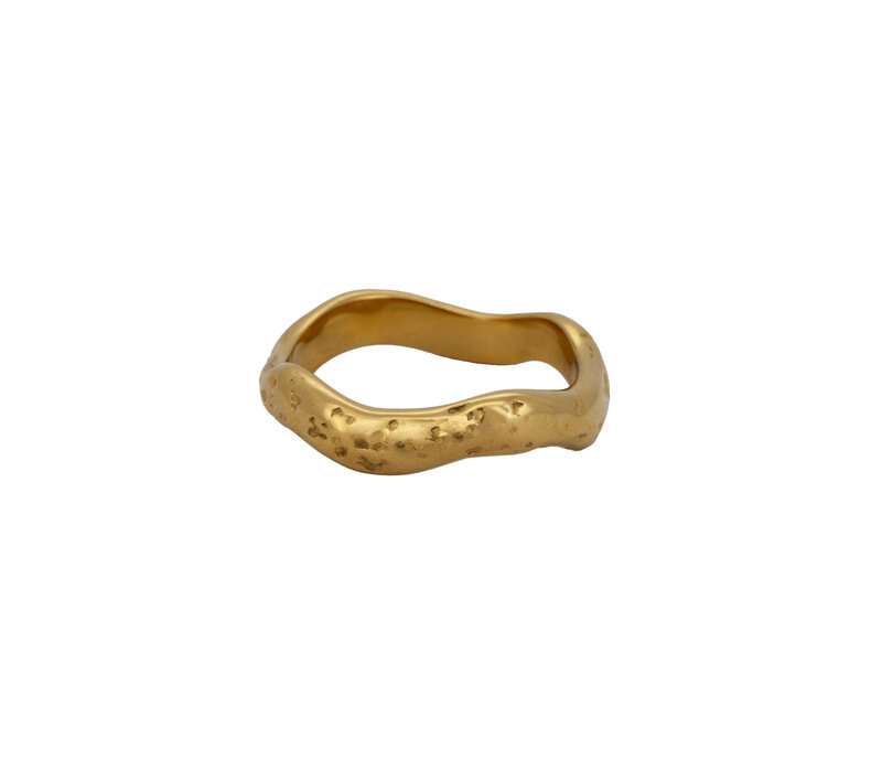 Medium Organic Textured Ring