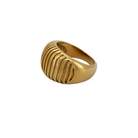 Grote Verticale Gestreepte Ring