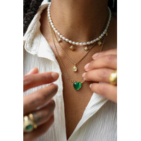 Green Heart Necklace