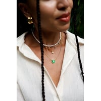 Green Heart Necklace