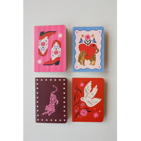 Mini Soft Cover Notebook Blanco Western Boots