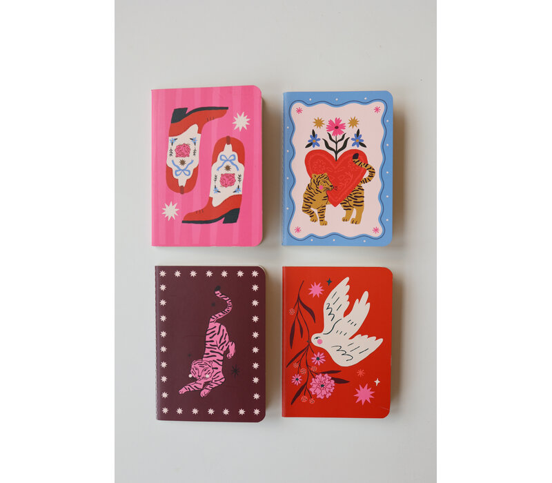 Mini Soft Cover Notebook Blanco Bird