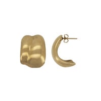 Thick Plain Duo Earrings