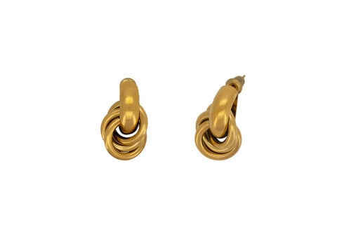 All the Luck in the World Thick Knotted Earrings