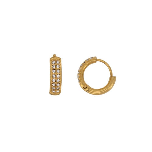 Kleine Zirkonia Hoops 