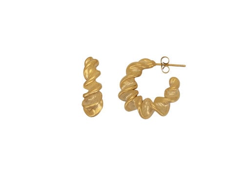 All the Luck in the World Thick Twisted Earrings