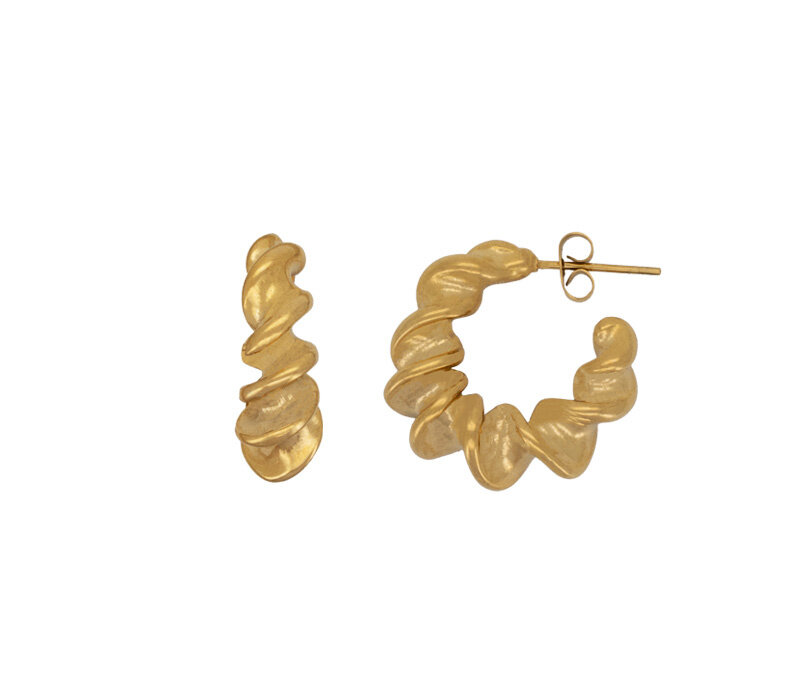 Thick Twisted Earrings