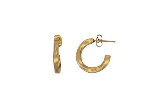 All the Luck in the World Twisted Plain Earrings