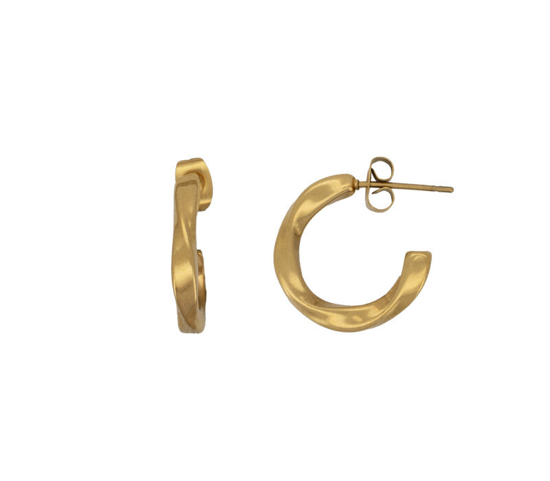 Twisted Plain Earrings