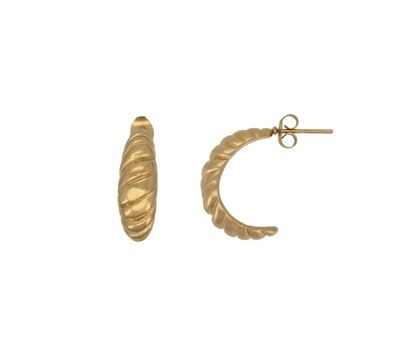 Croissant Oorbellen