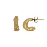 Small Organic Plain Earrings