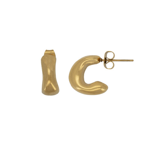 Small Organic Plain Earrings 