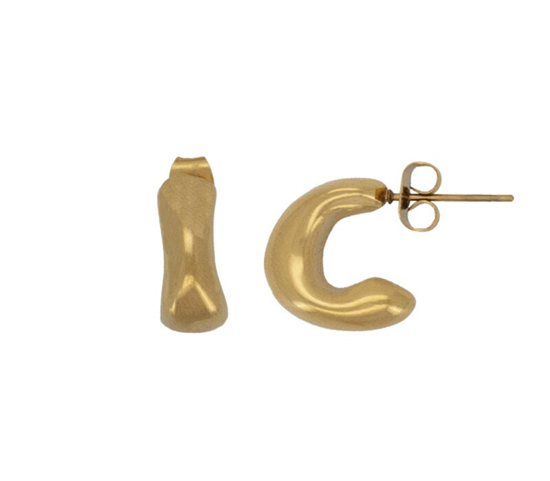 Small Organic Plain Earrings