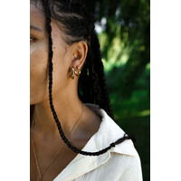 Medium Organic Plain Earrings