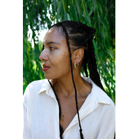 Small Plain Drop Earrings